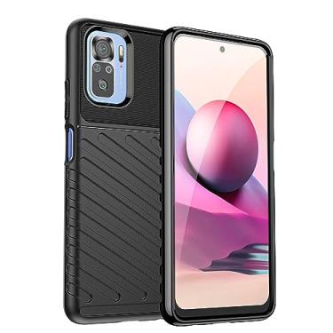 Imagem de IDEWEI Capa para Xiaomi Poco M5S. Fibra de carbono refinada, anti-queda, anti-impressões digitais, proteção integral. A capa do telemóvel é compatível com Xiaomi Poco M5S