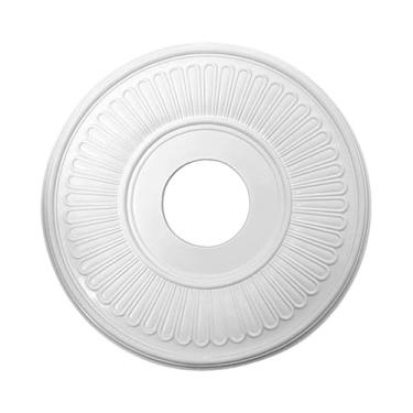 Imagem de Ｂｅｓｇａ Placa de cobertura para luminária de teto com medalhão, base para lustre, acabamento para luminária de teto para decoração de sala de