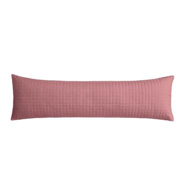 Imagem de Porta Travesseiro Poliester Hug  40x130cm Rosa Antigo Lavive