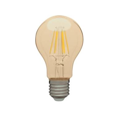 Imagem de Lâmpada Led Filamento Bulbo 6W Bivolt Com Temperatura 2400K Base E27 Lúmens de 600 lm Durín
