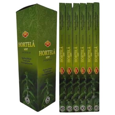 Imagem de Incenso Indiano Sac Hortelã - Refrescante Cx.6un.8v.