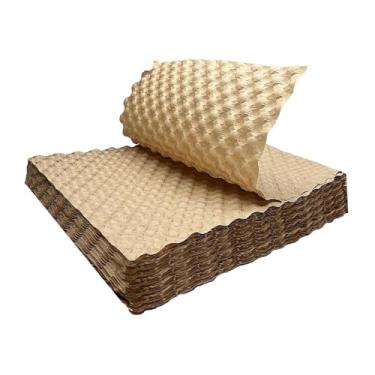 Imagem de YsXoWiui 100 unidades de plástico bolha para embalagem, reciclável e versátil, ao plástico bolha tradicional para copos e tigelas.