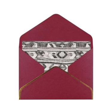 Imagem de SKKNT Cartões comemorativos tribais cinza para todas as ocasiões, convites de festa de aniversário de casamento, 12,7 x 15,2 cm