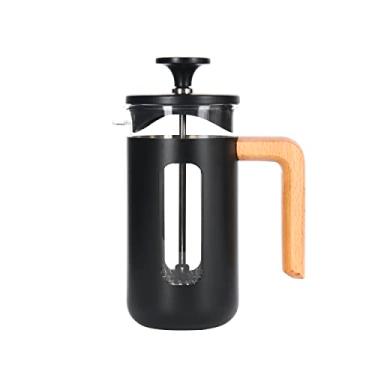 Imagem de La Cafetière Pisa Cafeteira Francesa de Aço Inoxidável, Três Xícaras, Preta, Embalagem para Presente