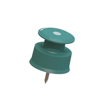 Imagem de Roldana Para Fios Verde Com Prego - Modelo 24-50 Peças