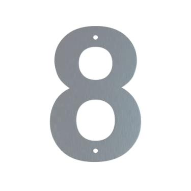 Imagem de Número Residencial de Inox 8-1 Peça