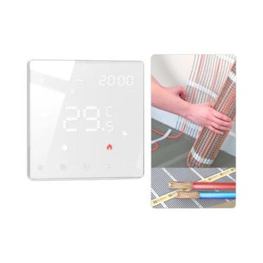 Imagem de Termostato Inteligente WiFi MOES Tuya ZigBee Controlador De Temperatur