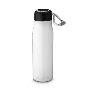 Imagem de Genérico Garrafa Térmica, 550ml, Material Premium, Design Funcional, Térmica para Bebidas, Branco, Ideal para Trabalho, Estudo e Viagens