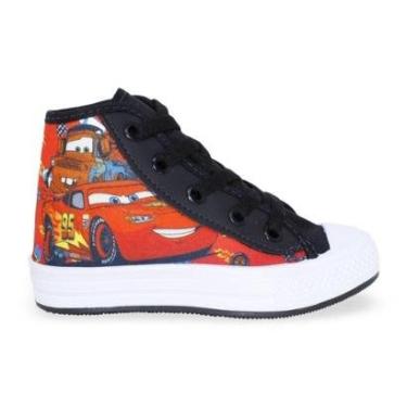 Imagem de Tênis Disney Carros Cano Alto Infantil - Vermelho 33-Unissex