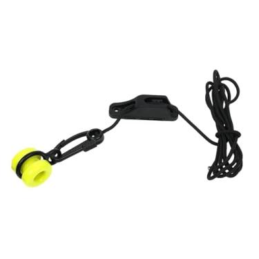 Imagem de KiBcsLic Kit para recolher pesos de pesca em downrigger, acessórios de pesca, corda de 87 polegadas, amortecedor de peso de alta resistência para downrigger, Preto