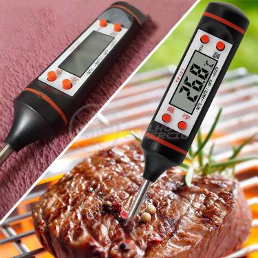 Imagem de Termômetro Culinário Cozinha Digital Mede -50ºc A +300ºc