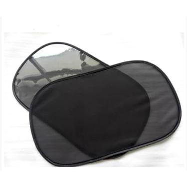 Imagem de 2 peças de guarda-sol para para-brisa de carro, bloqueador de sombra dobrável engrossado, mantém fresco e protege o interior (50.8 cm × 30.5 cm)