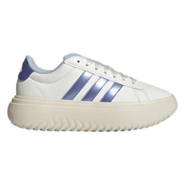 Imagem de Tênis Adidas Grand Court Platform Feminino - Branco 33-Feminino