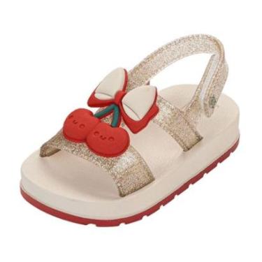 Imagem de Sandalia Infantil Menina Leve Casual Zaxynina Cherry-Feminino