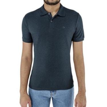 Imagem de Camisa Polo Manga Curta Slim Masculina Ogochi 007520002 Azul-Masculino