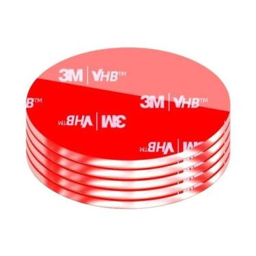 Imagem de Fita Adesiva Transparente Dupla Face 3M Forte Adesão Removível Sem Res