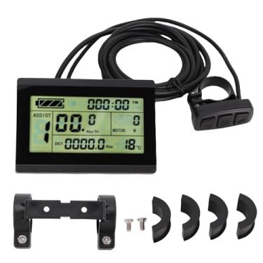 Imagem de RiToEasysports Ebikes Display, Scooter Elétrico Display Lcd Painel de Controle Conector Sm Com Botões Ergonômicos Usb para Scooters de 1 Protocolo