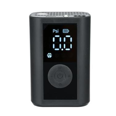 Imagem de Bomba de bola elétrica inflador de bola portátil com luz LED 0 15PSI Bomba de ar recarregável com agulha para basquete, vôlei, futebol, beisebol, material ABS, peso 184g