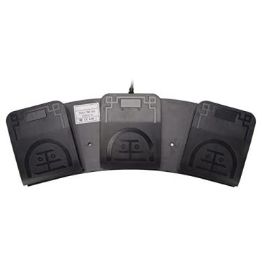 Imagem de KIMISS Interruptor de pé Usb 3 Teclas Multifuncional Ergonômico Sensível Pedal Usb para Jogos, Controle de Mídia, Instrumentos e Aplicações de Pc