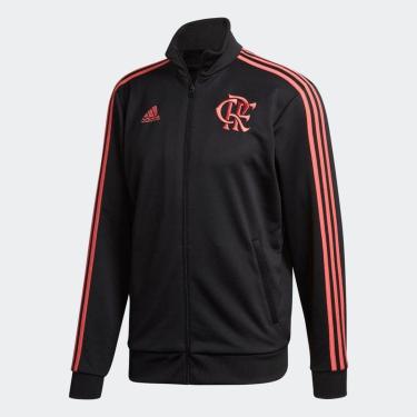 Imagem de Jaqueta Flamengo Adidas 3-Stripes Track Top Masculina - +Vermelho FQ7647-Masculino