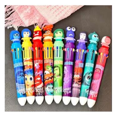 Imagem de 9 Canetas Divertidamente Todas As Emoções Coleção Presente - Shop da C