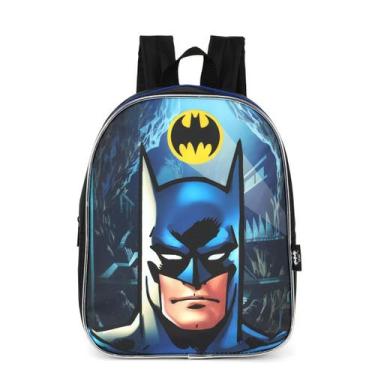 Imagem de Mochila de Costas Batman Robin Marvel Infantil Creche Escola Cor:Preto