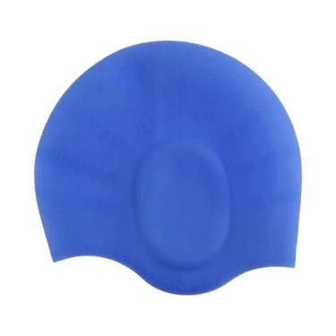 Imagem de Touca De Natação Grande Em Silicone Para Adultos, Impermeável, Alta El