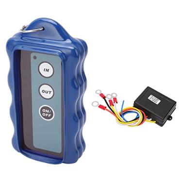 Imagem de ZJchao Kit de Controle Remoto Universal Sem Fio para Guincho, Material de Borracha ABS de, Desempenho Estável às Condições Climáticas para ATV SUV UTV Truck Controlador de Guincho