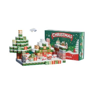 Imagem de Cubos Magnéticos Montessori Para Empilhar, Brinquedo De Blocos De Cons