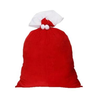 Imagem de Mochila Grande De Presente De Natal Do Papai Noel, Bolsa De Doces Para