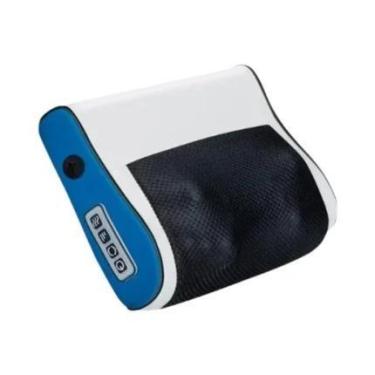 Imagem de Massageador De Pescoço E Ombros Multifuncional Ajustável Com Compressa