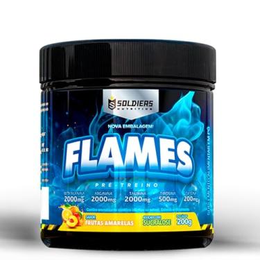Imagem de Pré-Treino Flames 200g - 100% Importado - Soldiers Nutrition (Frutas Amarelas)