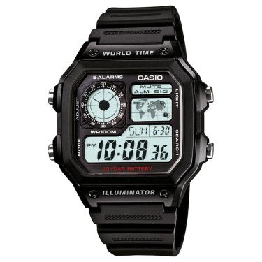 Imagem de Relógio Digital Casio AE-1200WH-1AVDF Masculino-Unissex