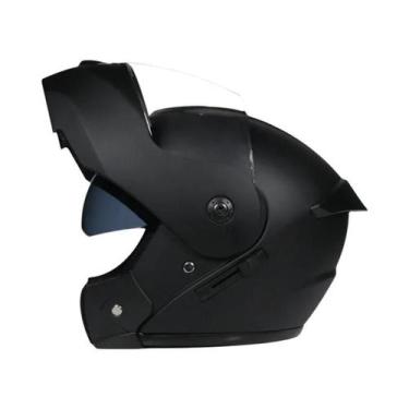 Imagem de Capacete Modular Aprovado Pelo DOT Com Dupla Lente E Visor Interno Par