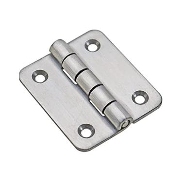 Imagem de Dobradiça de porta de aço inoxidável SUS304 de armário de equipamento industrial 1 peça