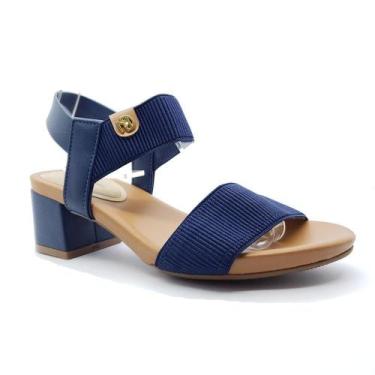 Imagem de Sandália Modare Feminina 7187100, 36, Marinho, Camel