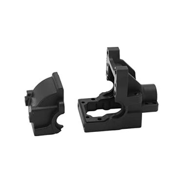 Imagem de Capa de caixa de engrenagens para carro com controle remoto, alta qualidade, durável, dianteiro, traseiro, peças de atualização para wltoys 104001 1/10 rc, carro, plástico preto