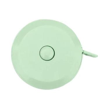Imagem de Fita Métrica Mini Portátil De Couro Macio Para Medir Roupas, Cintura E