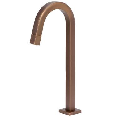 Imagem de Torneira De Mesa Alta Quadrada Rose 22mm 1-4 De Volta Para Lavatório 1260 - 773141 - Stoc