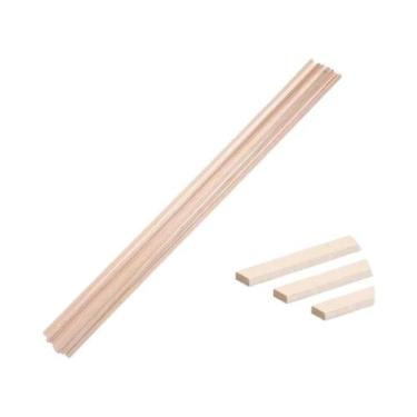 Imagem de Palitos De Madeira Balsa 20-50 Peças Quadrados Para Artesanato DIY Ace