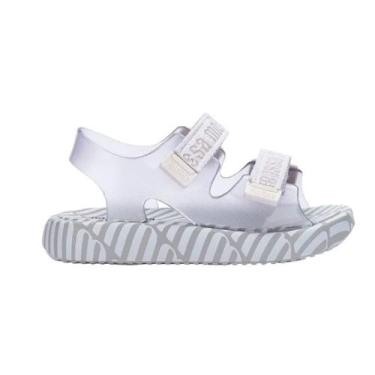 Imagem de Sandália Mini Melissa Mix II Baby Branco, Vidro, 23/24