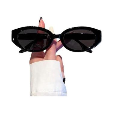 Imagem de Óculos de Sol Ovais Vintage Femininos - Retro, Moda e Estilo Luxuoso, 
