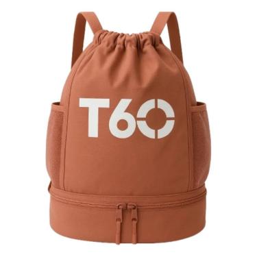 Imagem de Mochila Sacola Esportiva Bag Academia Viagem Alça Reforç Ros