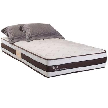 Imagem de Colchão Solteirão Molas Masterpocket Ensacadas Ness Euro Pillow (96x203x26) - Herval