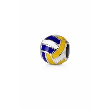 Imagem de Berloque Bola de Vôlei Separador Em Aço Inox - WORK SEMIJOIAS