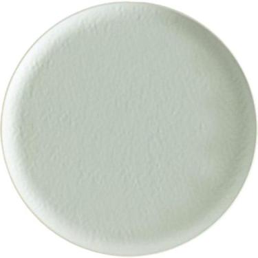 Imagem de Prato Raso Melamina Texture 28cm Erva Doce - BENE CASA