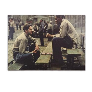 Imagem de Pintura em pôster Vintage Kraft Paper Shawshank Redemption