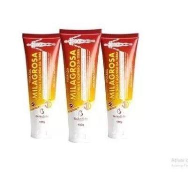 Imagem de Kit c/ 3 Pomada Massageadora Milagrosa Bio Instinto  150g - NoBrand