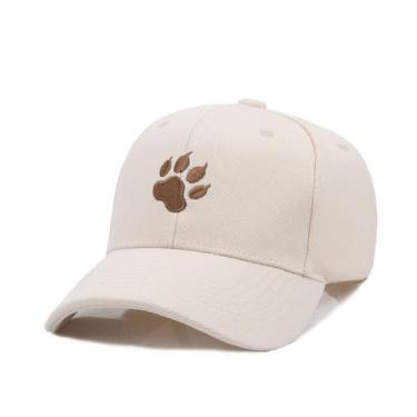 Imagem de Boné de beisebol em tecido de abacaxi bordado com estampa de pata - Yi