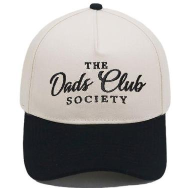 Imagem de Boné de beisebol Trucker Cotton em dois tons bordado bege/preto - Yiwe